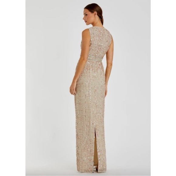 Mac Duggal Sequin Beaded Evening Gown – Size 10 (New with Tags) - Picture 2 of 9